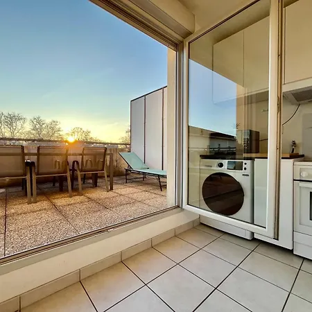 Bngo I Immense Rooftop I 2 Chambres, 4 Places Parkings, 2 Immenses Terrasses, 8 Personnes *