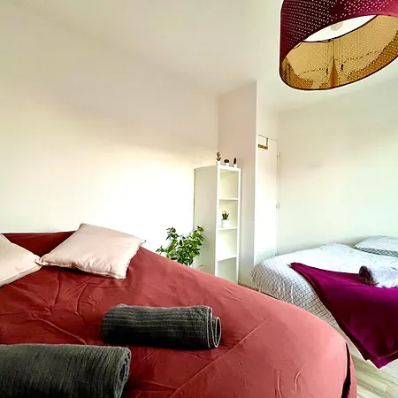 Apartment Bngo I Immense Rooftop I 2 Chambres, 4 Places Parkings, 2 Immenses Terrasses, 8 Personnes Lyon