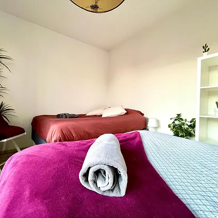Apartmán Bngo I Immense Rooftop I 2 Chambres, 4 Places Parkings, 2 Immenses Terrasses, 8 Personnes Lyon